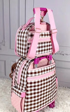 Kit Mochila Boneca Encantada Rosa